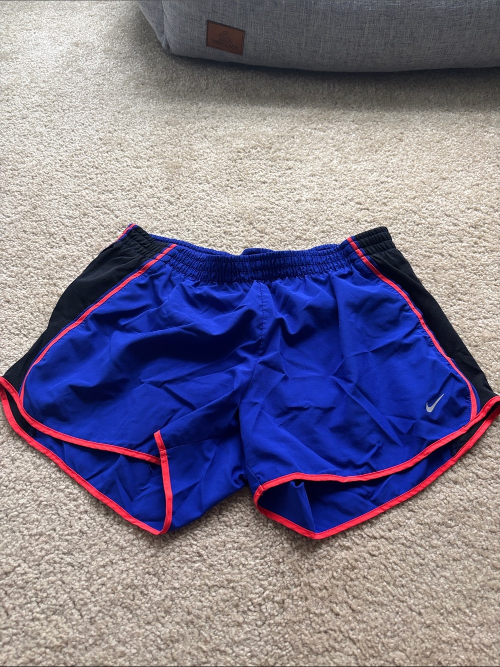 Nike women’s blue tempo dri fit Running Shorts